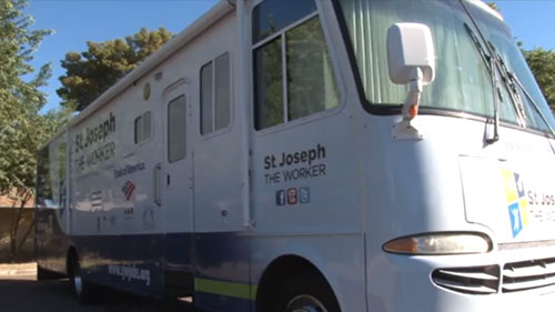 The charity St. Joseph the Worker has converted an RV into a Mobile Success Unit. Cronkite News reporter <b>Megan Thompson</b> takes us inside and show us what it offers and how it is helping people find employment.